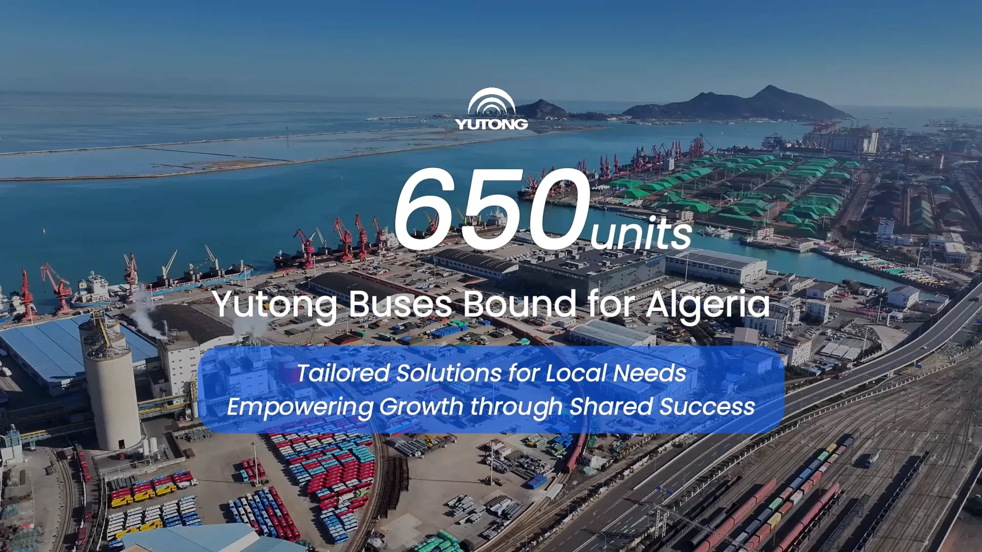 650 Units Yutong Buses Bound for Algeria